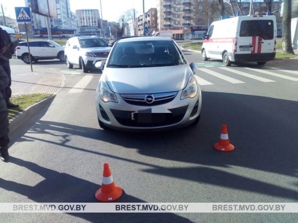 В Бресте сбили велосипедиста