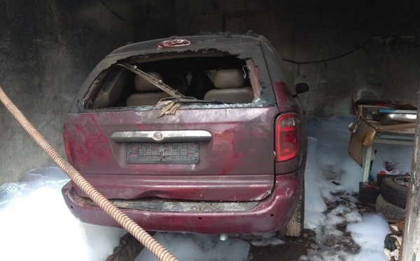 В Барановичах в гараже горел «Крайслер» В Барановичах в гараже горел «Крайслер»