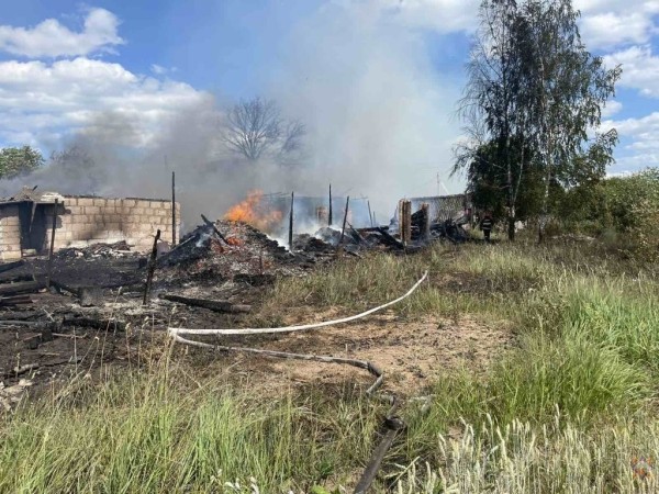 Внук решил запечь картошку по рецепту из интернета и сжег 5 построек во дворе у бабушки