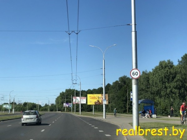 Напоминаем! На проспекте Республики в Бресте вместо 80 теперь 60 км/ч Напоминаем! На проспекте Республики в Бресте вместо 80 теперь 60 км/ч