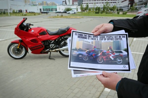 Белорус купил в США 27-летний мотоцикл BMW K1100 RS Белорус купил в США 27-летний мотоцикл BMW K1100 RS