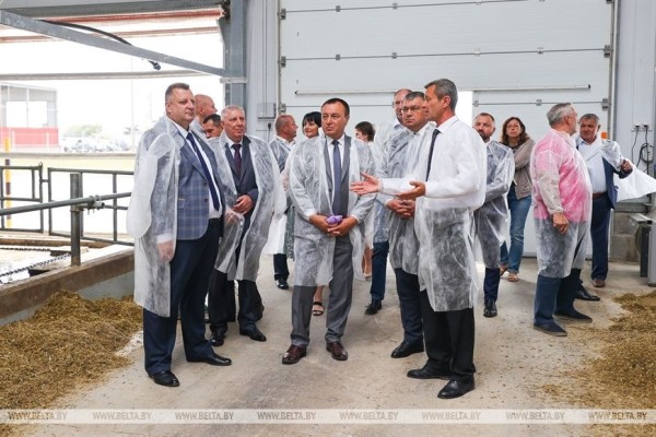 Высокотехнологичный молочно-товарный комплекс на 1 тыс. голов открыли в Пружанском районе