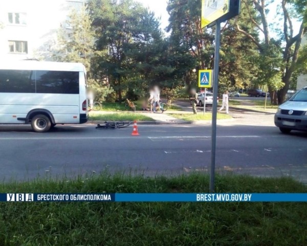 В Бресте сбили 10-летнего велосипедиста