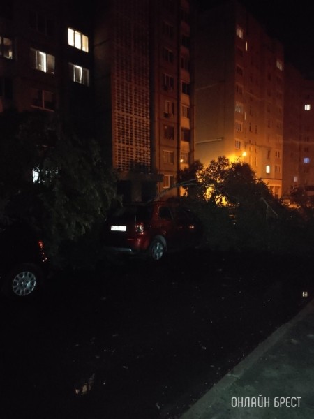 Ураганный ветер, бушевавший в Пинске, наворотил дел