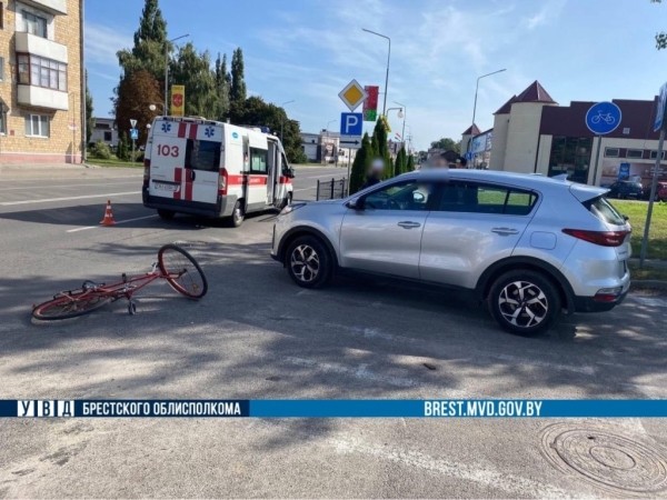 В Пинске совершен наезд на 74-летнего велосипедиста