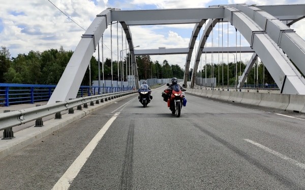 Белоруска на мотоцикле побывала на Баренцевом море
