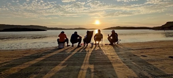 Белоруска на мотоцикле побывала на Баренцевом море