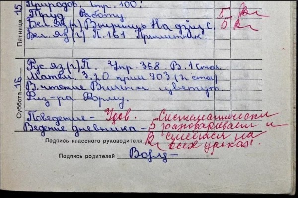Дневники из прошлого: как менялся главный документ школьника последние 40 лет Дневники из прошлого: как менялся главный документ школьника последние 40 лет