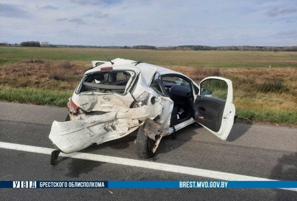 Жесткое ДТП произошло на М1 в Жабинковском районе